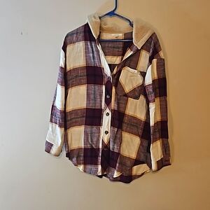 Flannel sweater